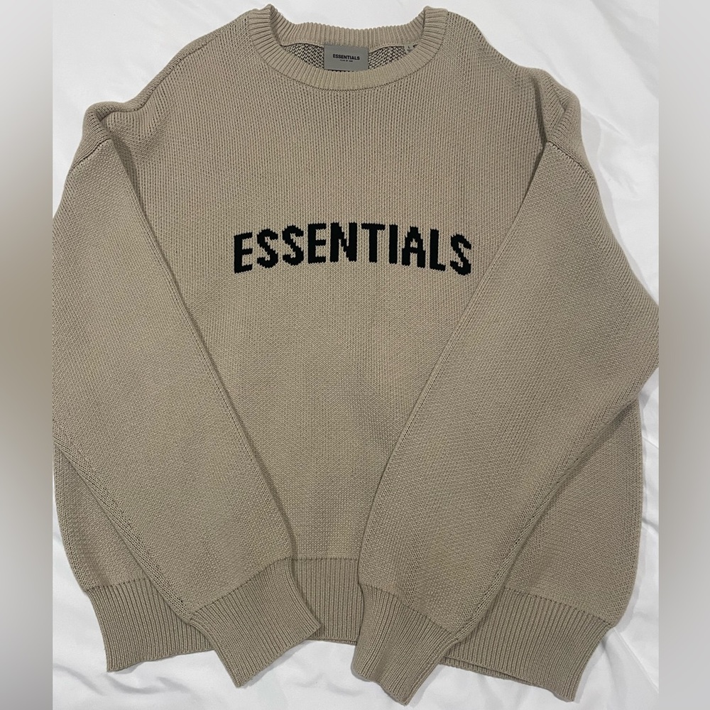 Fear Of God Essentials Knit Sweater Brand New Never Worn.